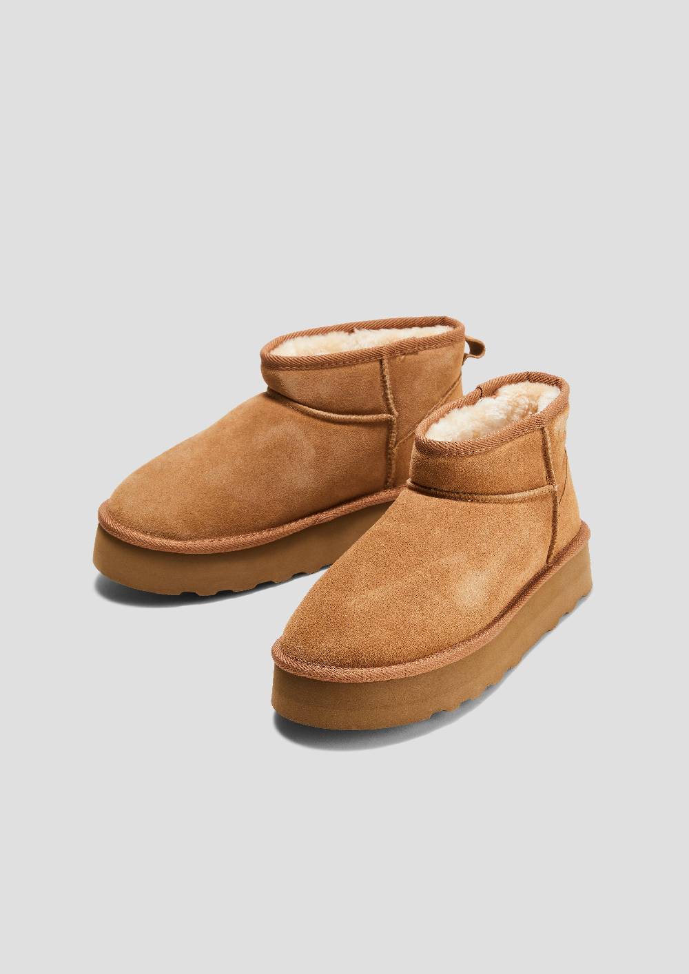 s.Oliver Stiefel mit Teddyplüsch-Futter Sonderangebot der Fabrik