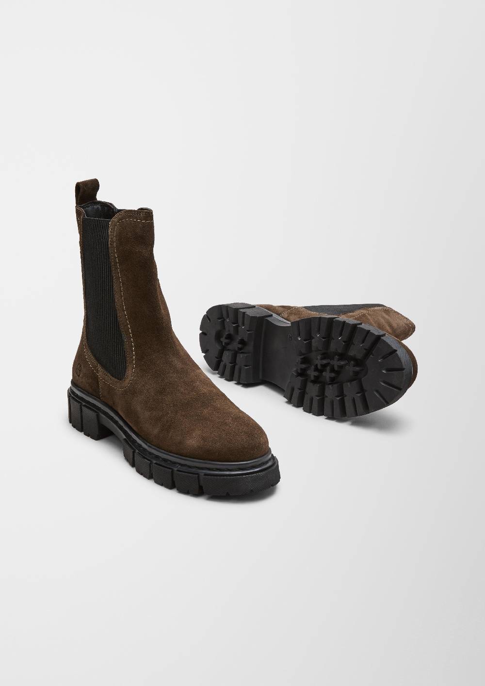 s.Oliver Stiefel aus Veloursleder Riesige Rabatte