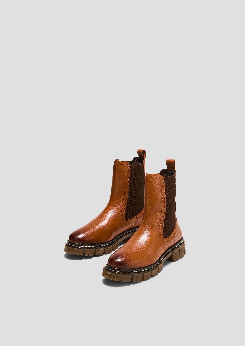 s.Oliver Chelsea Boots aus Leder Clearance-Verkauf