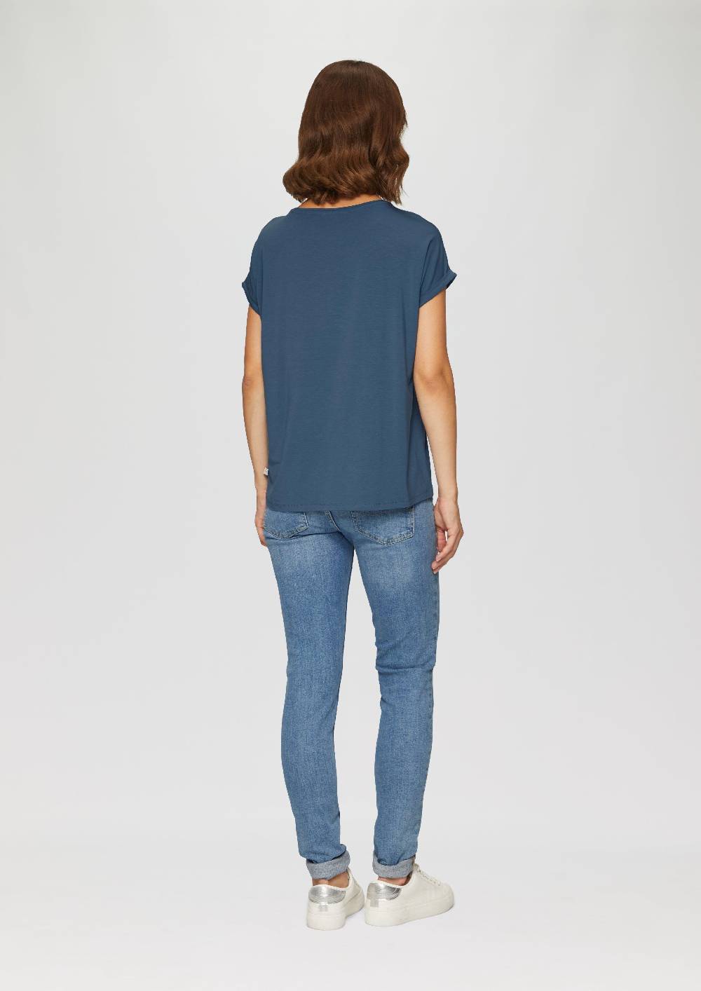 s.Oliver Loose-Fit-Shirt im Lyocellmix Kostenloser Versand international