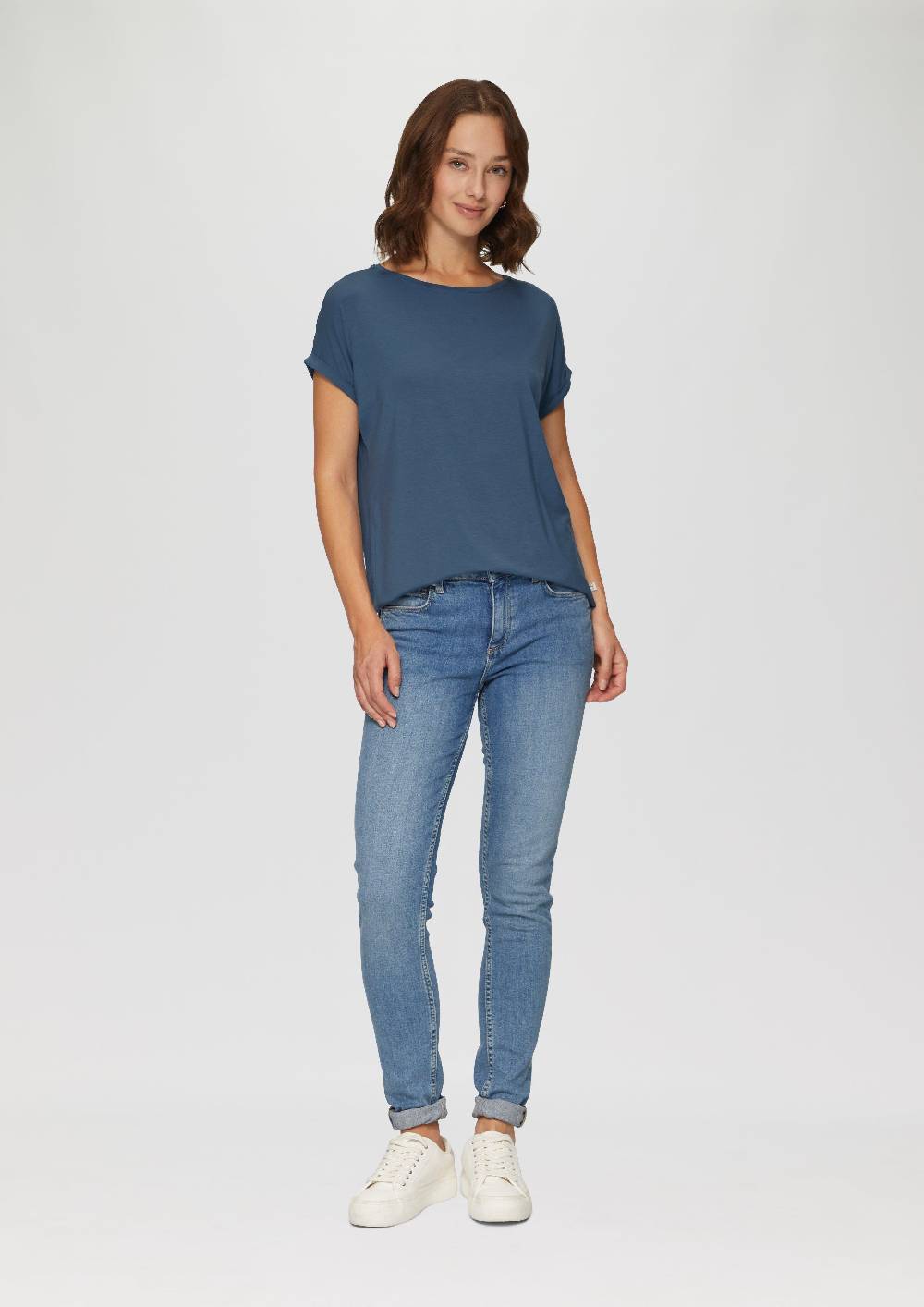 s.Oliver Loose-Fit-Shirt im Lyocellmix Kostenloser Versand international