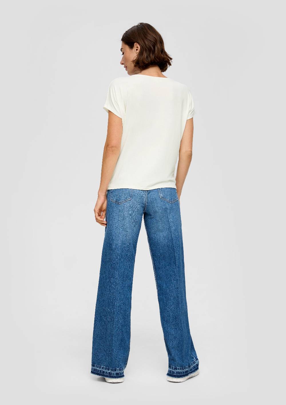 s.Oliver T-Shirt aus Viskosestretch im Relaxed Fit Begrenzt auf 3 Tage