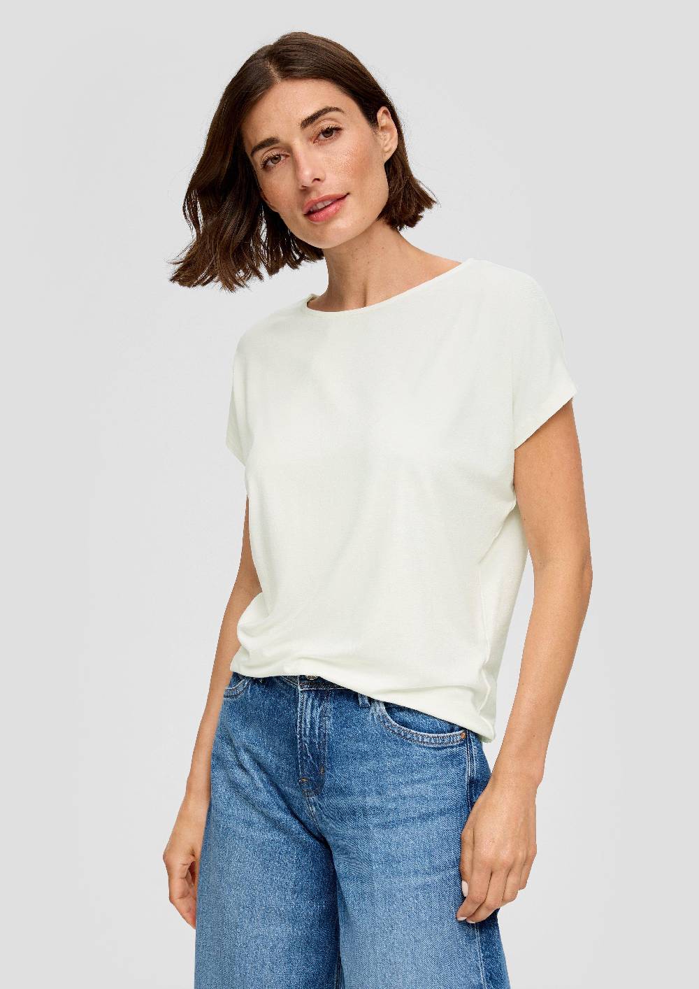 s.Oliver T-Shirt aus Viskosestretch im Relaxed Fit Begrenzt auf 3 Tage