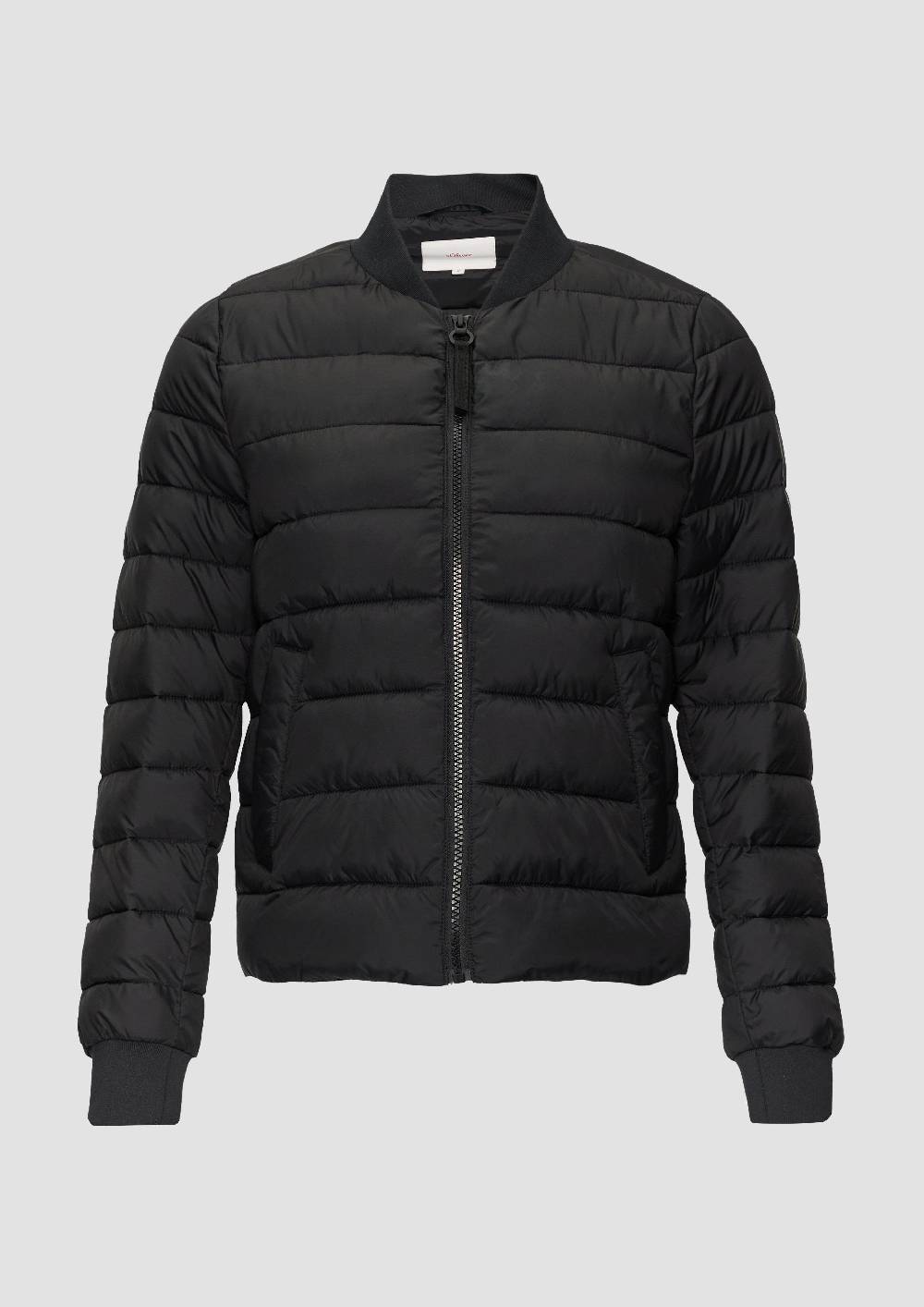 s.Oliver Kurze Steppjacke mit Rippbündchen Im Verkauf