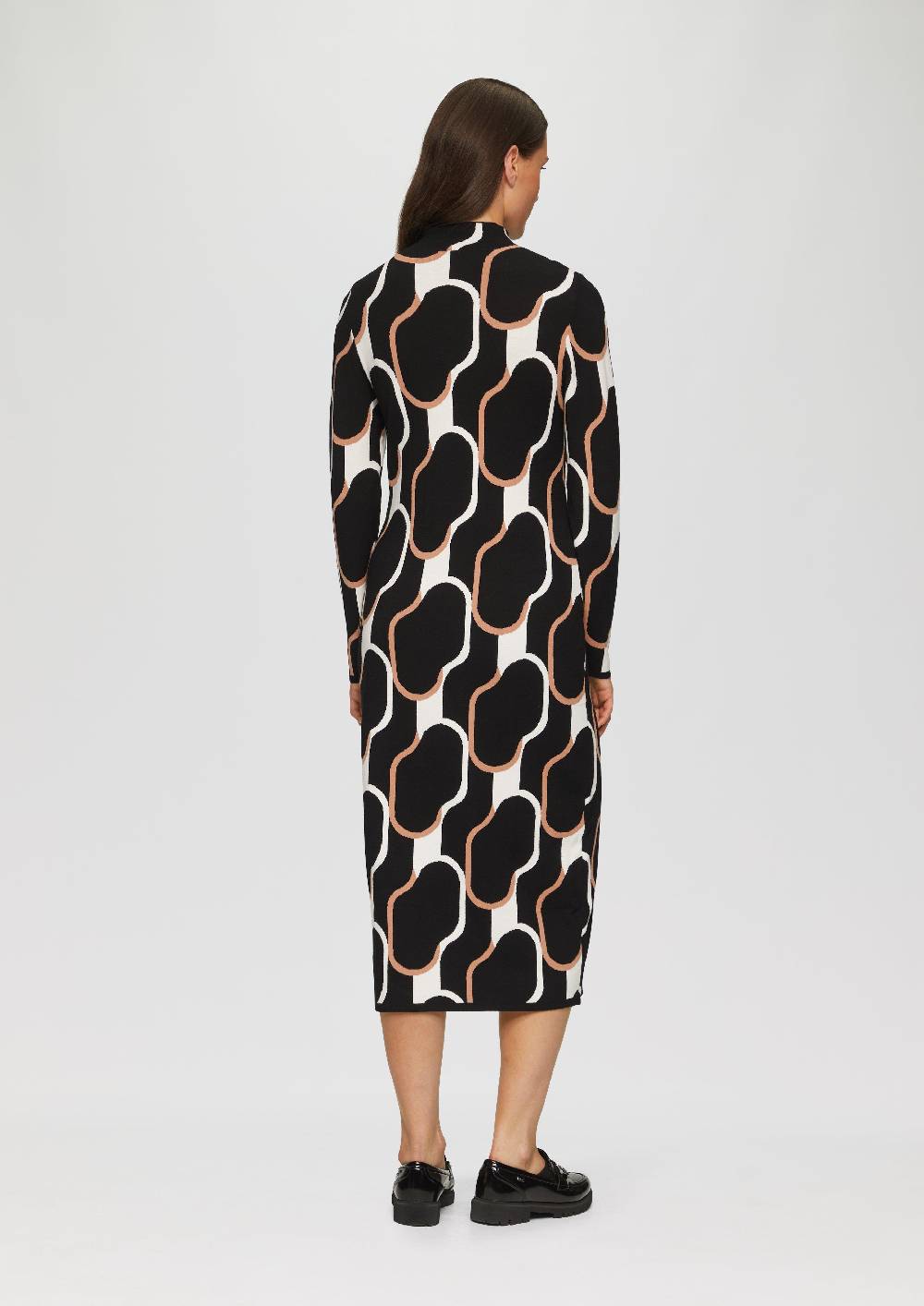 s.Oliver Strick-Kleid mit Stehkragen Online