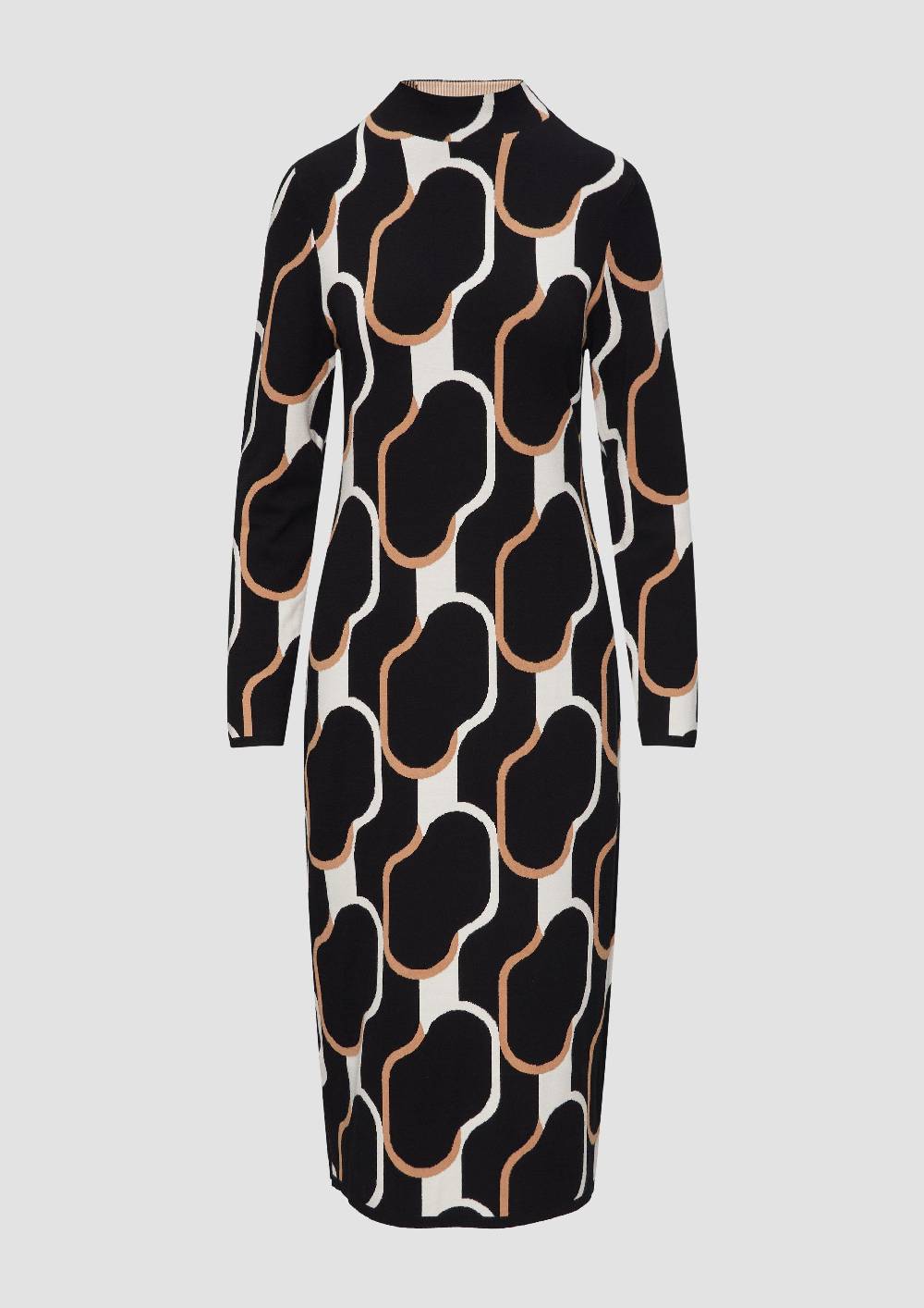 s.Oliver Strick-Kleid mit Stehkragen Online