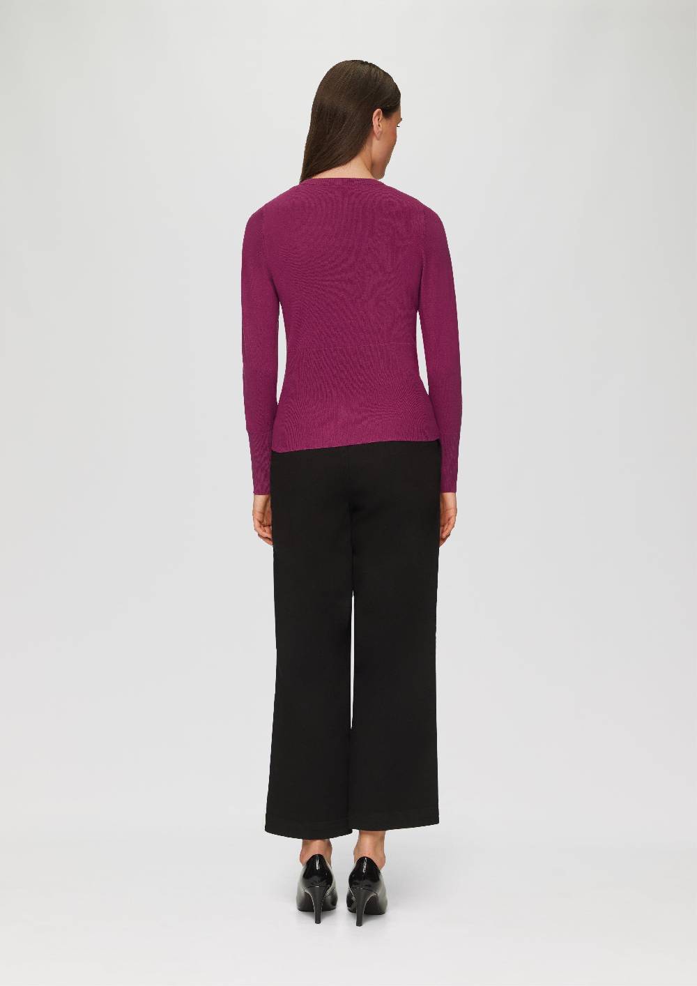 s.Oliver Feinstrickpullover in Wickel-Optik Verkauf
