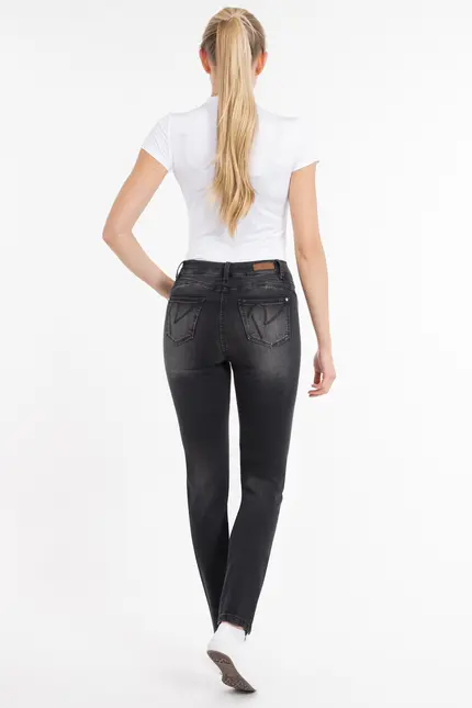 ﻿Recover Pants Powerstretch-Jeans Ramona in BLACK Artikelnummer REC-13348-01-U4092-999 Jubiläumsangebot