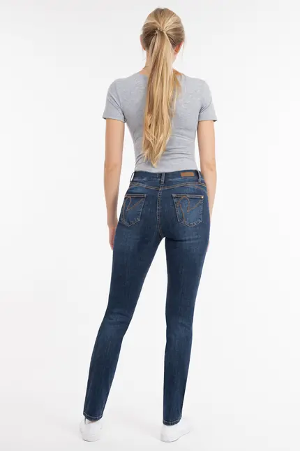 Recover Pants Powerstretch-Jeans Ramona in DENIM BLUE Artikelnummer REC-13348-01-U4092-145 Heißer Verkauf