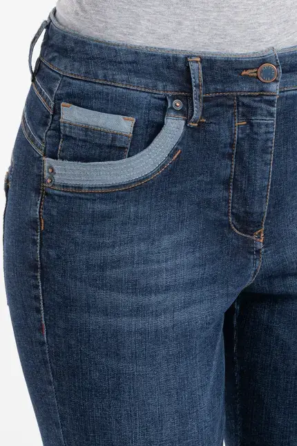 Recover Pants Powerstretchjeans Luna in DENIM BLUE Artikelnummer REC-13346-01-U4075-145 Exklusive Angebote
