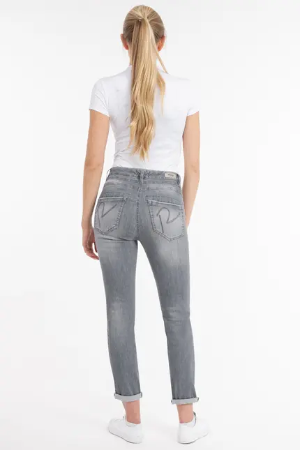 Recover Pants Powerstretchjeans Luna in GREY Artikelnummer REC-13346-01-U4075-975 Blitzangebot