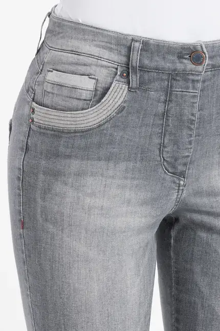Recover Pants Powerstretchjeans Luna in GREY Artikelnummer REC-13346-01-U4075-975 Blitzangebot