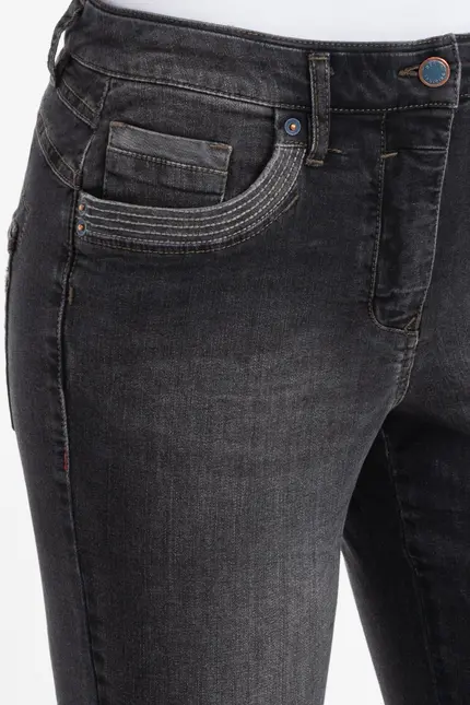 Recover Pants Powerstretchjeans Luna in BLACK Artikelnummer REC-13346-01-U4075-999 Große Rabatte