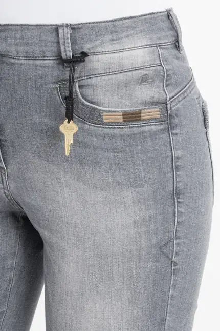 Recover Pants Powerstretch-Jeans Ronja in GREY Artikelnummer REC-13330-U4080-975 Sonderangebote