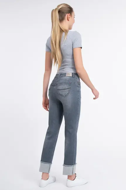 Recover Pants Powerstretch-Jeans Carlotta in GREY Artikelnummer REC-12759-U3810-975 Tiefpreis
