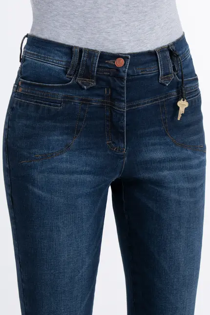 Recover Pants Powerstretch-Jeans Carlotta in DARK BLUE Artikelnummer REC-12759-U3810-499 Super Sparpreis
