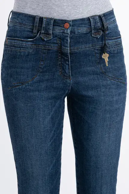 Recover Pants Powerstretch-Jeans Carlotta in DENIM BLUE Artikelnummer REC-12759-U3810-145 Wochenangebot