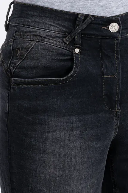 Recover Pants Powerstretchjeans Kiara in BLACK Artikelnummer REC-12737-04-U3903-999 Begrenzte Freigabe
