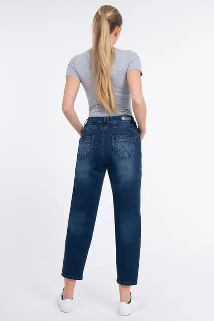 Recover Pants Powerstretchjeans Kiara in Medium blue Artikelnummer REC-12737-04-U3903-450 Letzte 3 Tage