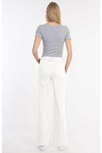 Recover Pants Flared-Jeans Tanja in WEIß Artikelnummer REC-13406-01-4238-110 Sonderangebot der Fabrik