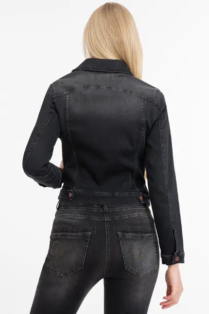 Recover Pants Jeansjacke Chic in BLACK Artikelnummer REC-30100-01-U3883-999 Im Verkauf