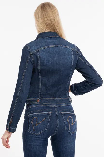 Recover Pants Jeansjacke Chic in DENIM BLUE Artikelnummer REC-30100-01-U3883-145 zollfrei