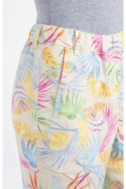 Recover Pants Relaxed Fit-Hose GWEN in DRUCK BUNT Artikelnummer REC-13382-4086-6 im Angebot