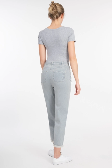 Recover Pants Alica, Relaxed-Fit Jeans in SILBER Artikelnummer REC-13333-03-4229-901 Schlussverkauf