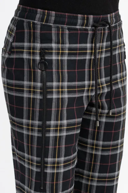 Recover Pants Jogpants in SCHWARZ-ECRU-GELB-ROT Artikelnummer REC-13016-3936-999 Fabrikverkauf