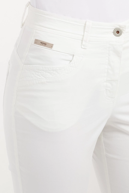 Recover Pants Straight Fit-Hose COLETTE in WEISS Artikelnummer REC-13324-04-4083-110 Rabatt