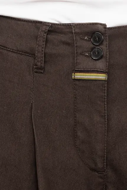 Recover Pants Bundfaltenhose Peggy in Dunkelbraun Artikelnummer REC-12641-U4143-887 Exklusivangebot