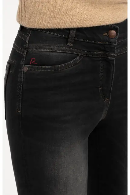 Recover Pants Slim-Fit-Jeans Alba in BLACK/ BLACK Artikelnummer REC-13343-01-4325-990 Räumungsverkauf