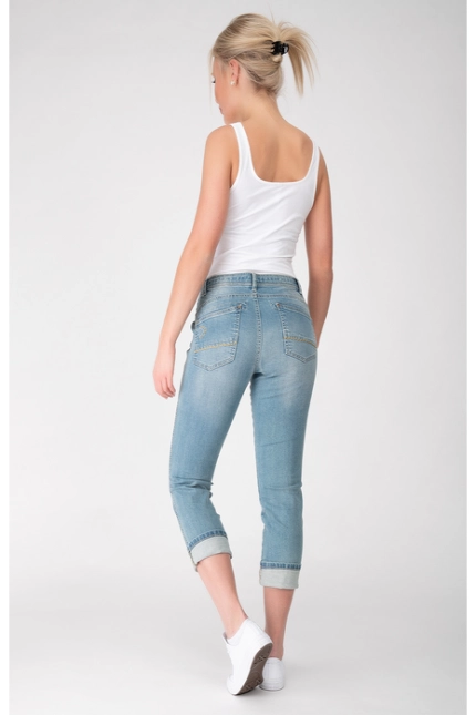 Recover Pants Jeans bestickt in blau Artikelnummer REC-12728-2629-100 Sonderangebote