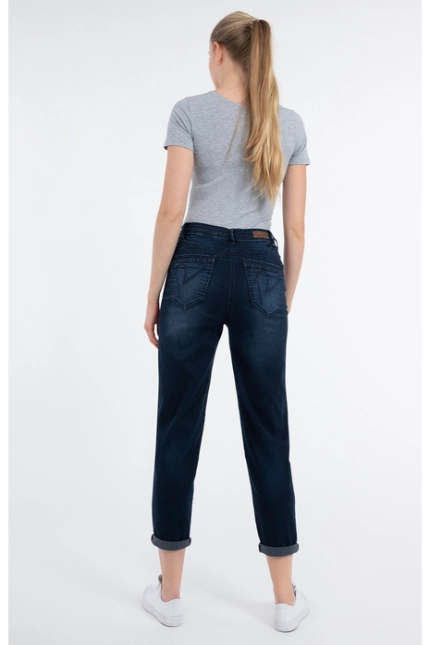 Recover Pants Amira, Relaxed-Fit Jeans in DEEP-BLUE Artikelnummer REC-13324-03-3880-499 Kostenlose Rückgabe