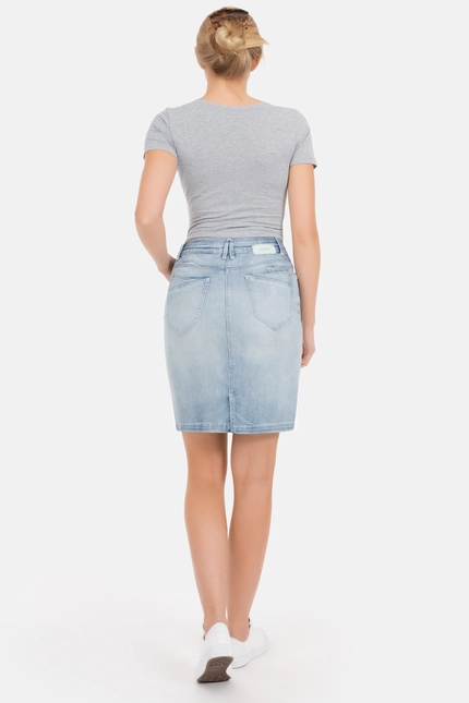 Recover Pants Pia, Jeansrock in BLEACHED Artikelnummer REC-40144-4279-103 Letzter Tag