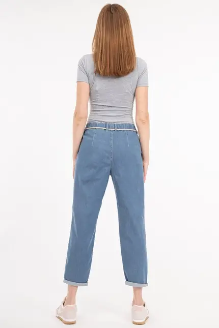 Recover Pants Relaxed Fit-Hose BELINA in MEDIUM BLUE Artikelnummer REC-13014-3882-130 Bis zu 65% Rabatt