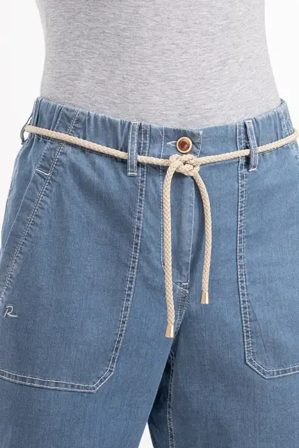 Recover Pants Relaxed Fit-Hose BELINA in MEDIUM BLUE Artikelnummer REC-13014-3882-130 Bis zu 65% Rabatt