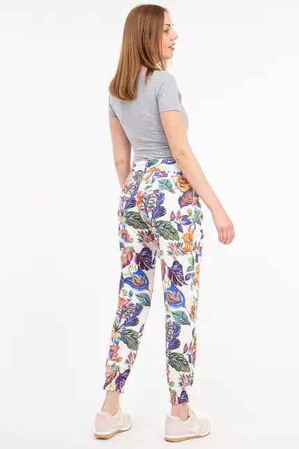 Recover Pants Relaxed-Fit Hose SUNNY in DRUCK BUNT Artikelnummer REC-12730-01-4038-1 50% Rabatt mit kostenlosem Versand