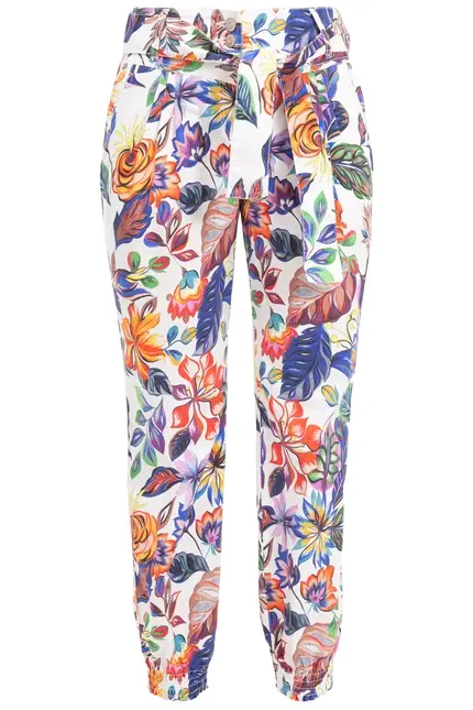 Recover Pants Relaxed-Fit Hose SUNNY in DRUCK BUNT Artikelnummer REC-12730-01-4038-1 50% Rabatt mit kostenlosem Versand