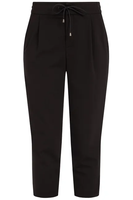 Recover Pants Legere Bundfaltenhose in SCHWARZ Artikelnummer REC-13005-3875-990 Clearance-Verkauf