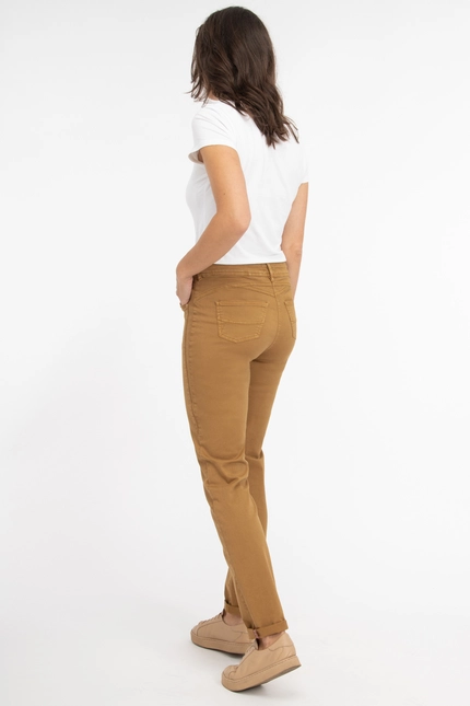 Recover Pants Modische Hose im 5-Pocket Style in CURRY Artikelnummer REC-13362-4142-356 Auslauf