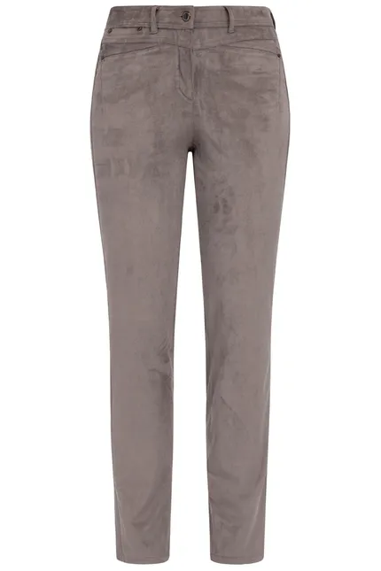 Recover Pants Hose in Wildlederoptik in DUNKELBRAUN Artikelnummer REC-11901-3049-890 Hotsell