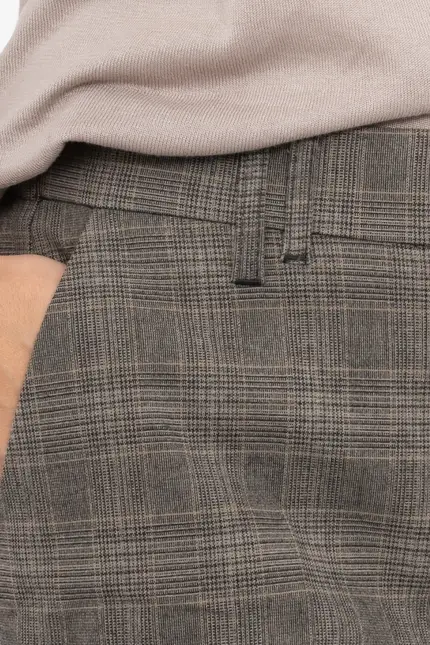Recover Pants Karo-Hose in KARO BEIGE Artikelnummer REC-13345-4058-8 Fabrikverkauf