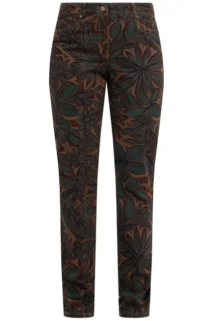 Recover Pants 5-Pocket Druckhose in DRUCK OLIV-PETROL-BRAUN Artikelnummer REC-12540-04-4100-5 Kostenloser Versand