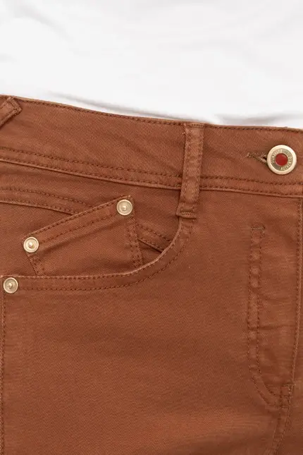 Recover Pants Modische Hose im 5-Pocket Style in COGNAC Artikelnummer REC-13362-4142-871 Sonderangebot