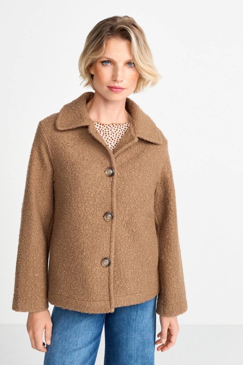 Eich & Royal Jacke mit breitem Umlegekragen Räumungsverkauf