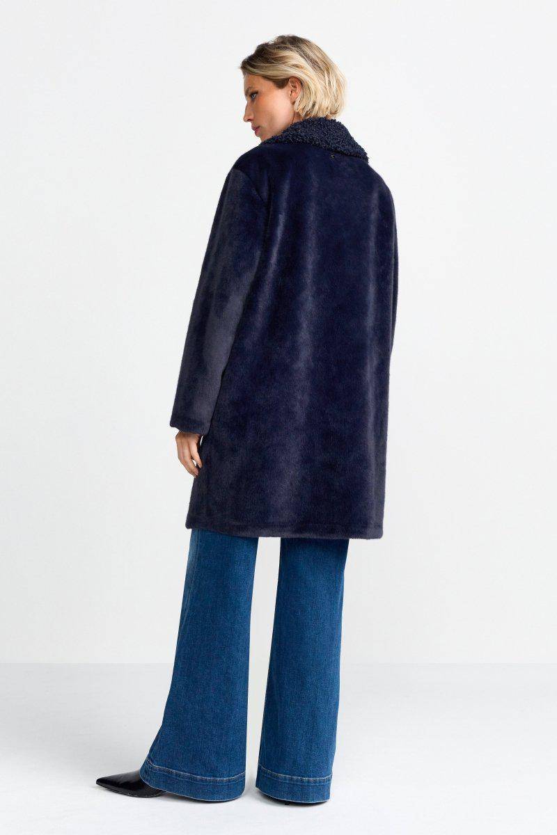 Eich & Royal Mantel aus weichem Fake Fur Bis zu 60% Rabatt
