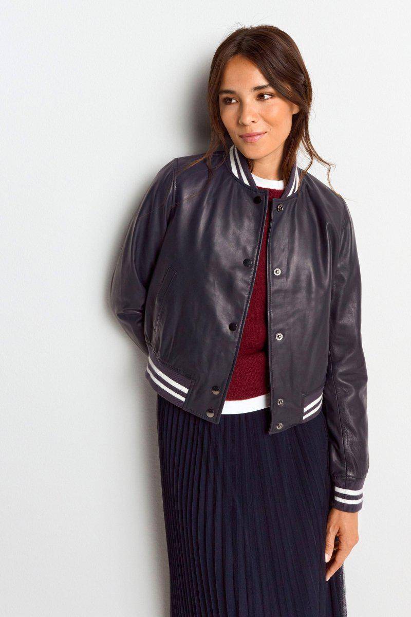 Eich & Royal Bomberjacke aus Leder Discount Store für neue Produkte
