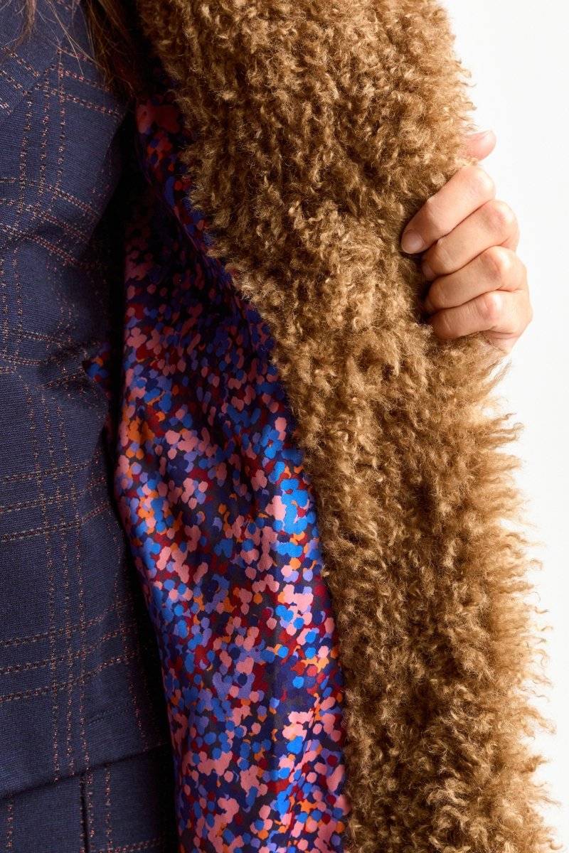 Eich & Royal Oversized-Mantel aus Kustfell Rabatte dieses Monats