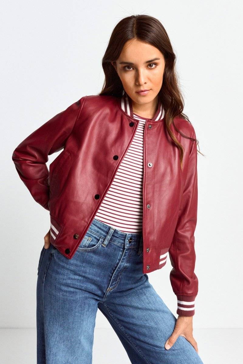 Eich & Royal Bomberjacke aus Leder Angebote